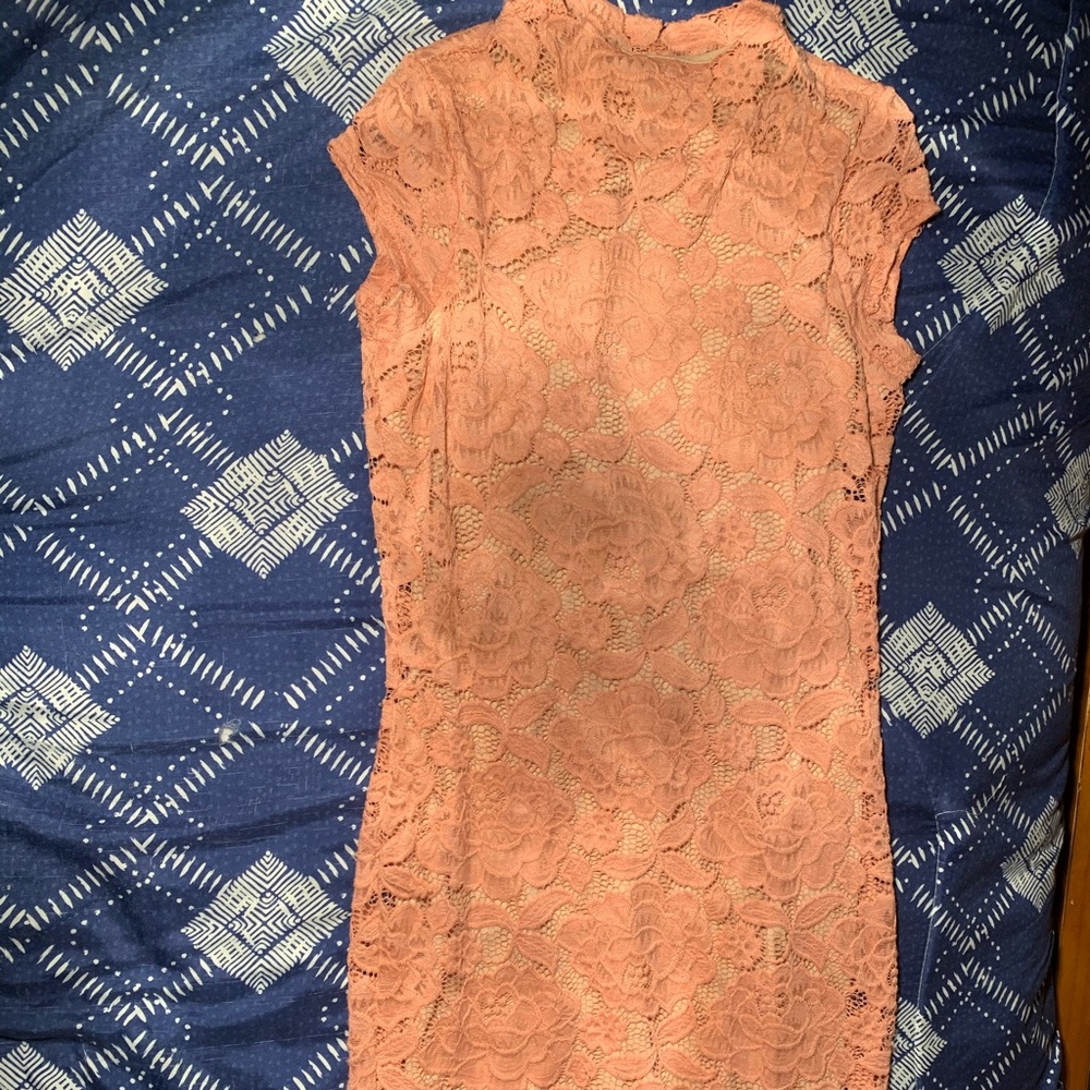 Rose Pink Knee Length